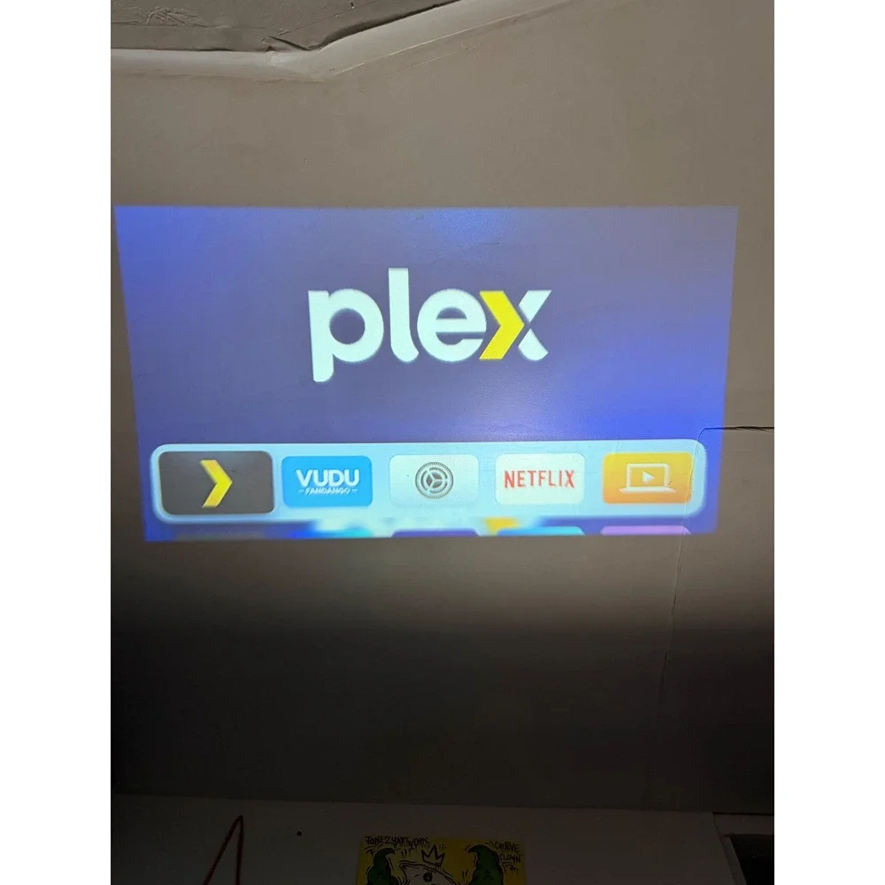 eLephas W13 LED Projector‎ Keystone Focus USB HDMI VGA AV Ports Black